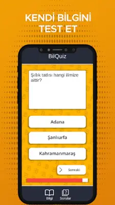 BilQuiz android App screenshot 0